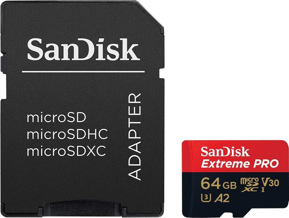 Карта памяти Sandisk Extreme Pro Rescue Pro Deluxe 170MB/s A2 C10 V30, 64GB в магазине RentaPhoto.Store