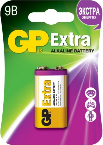 Батарейка GP Extra GP1604AX-5CR1 BL1, крона 1 шт в магазине RentaPhoto.Store