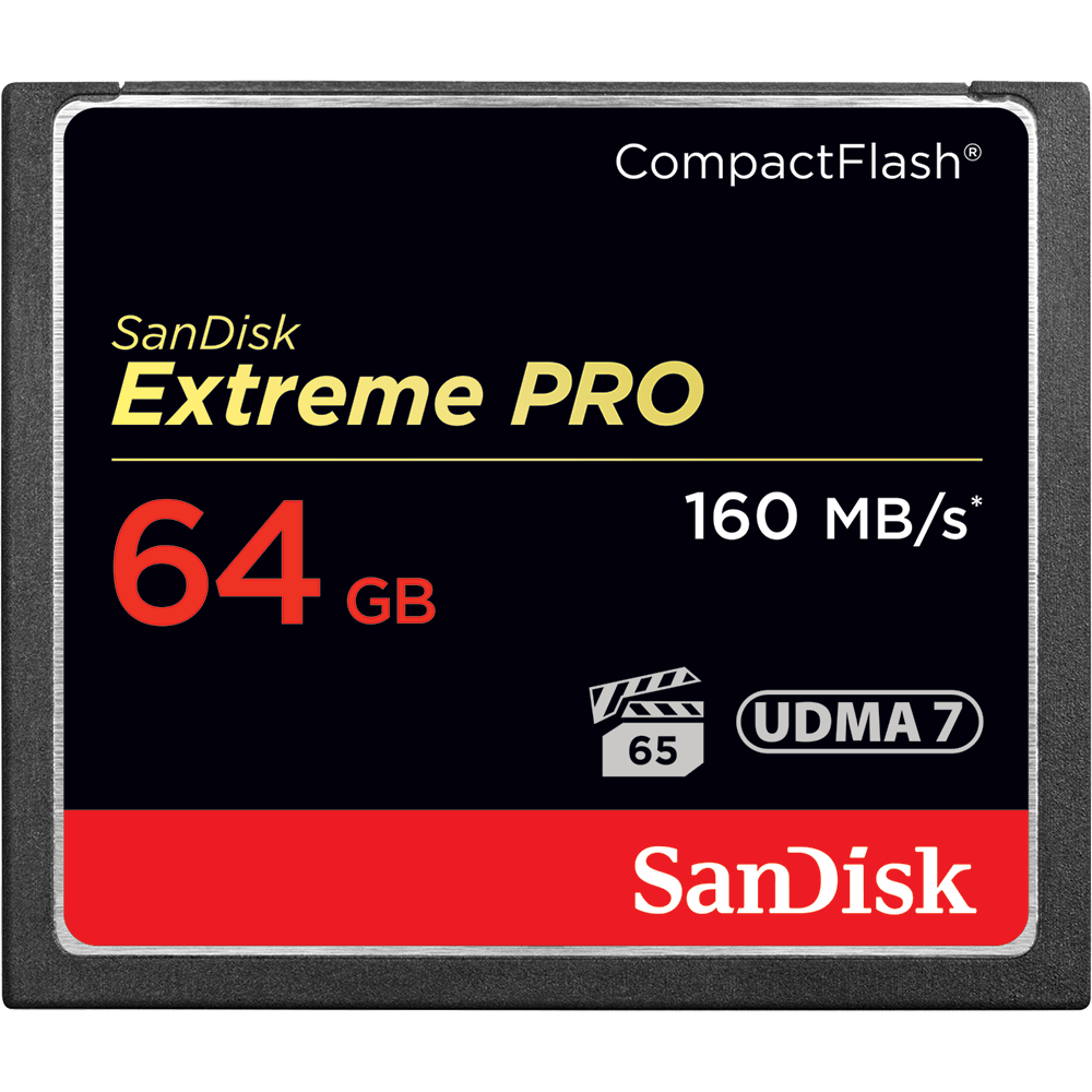 Карта памяти SanDisk Extreme PRO CompactFlash, 64GB в магазине RentaPhoto.Store