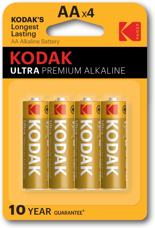 Батарейки Kodak ULTRA PREMIUM LR6 BL4 - 4шт в магазине RentaPhoto.Store