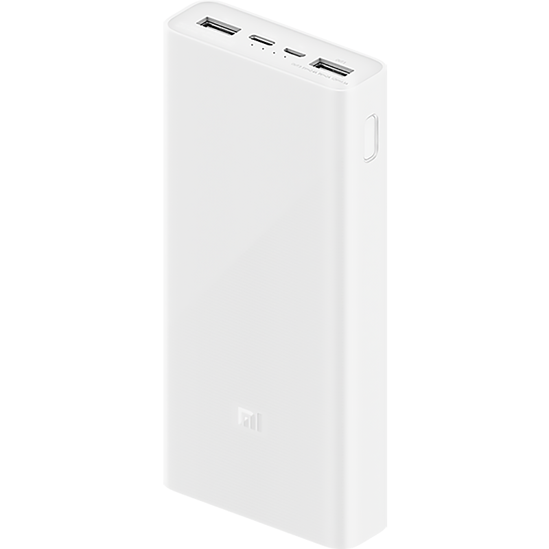 Внешний аккумулятор Xiaomi Mi Power Bank 3 20000 mAh Белый в магазине RentaPhoto.Store