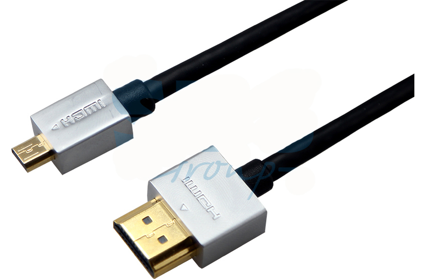 Шнур Rexant Ultra Slim gold, HDMI - miniHDMI 1.5 м в магазине RentaPhoto.Store