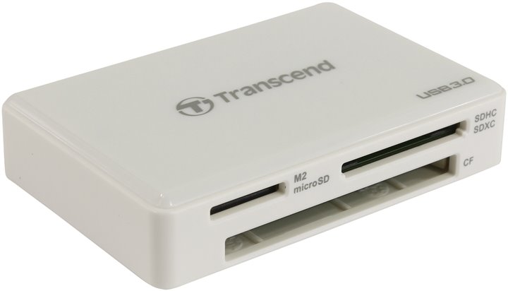 Картридер Transcend TS-RDF8K USB 3.1 White в магазине RentaPhoto.Store