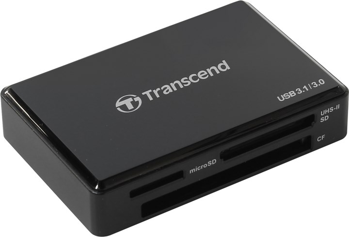 Картридер Transcend TS-RDC8K2 USB 3.1/Type-C Black в магазине RentaPhoto.Store