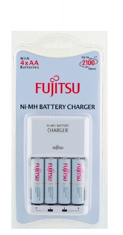 ЗУ Fujitsu Quick Charger FCT344-CEFX(CL) для 4 или 2 акк АА/ААА Ni-MH, + 4шт АА 1900 mAh в магазине RentaPhoto.Store