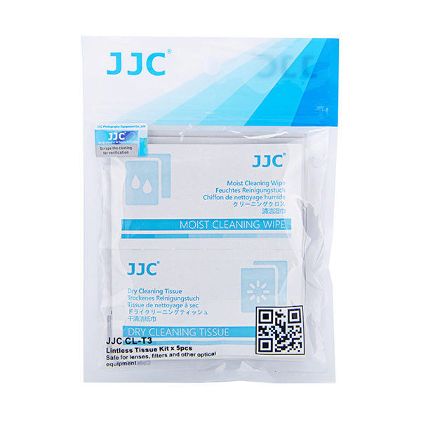 Чистящие салфетки JJC CL-T3  для оптических поверхностей (5 сухих + 5 влажных) в магазине RentaPhoto.Store