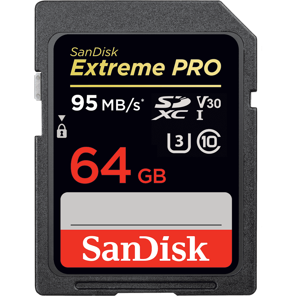 Карта памят SanDisk Extreme PRO SDXC UHS-I, 64GB в магазине RentaPhoto.Store