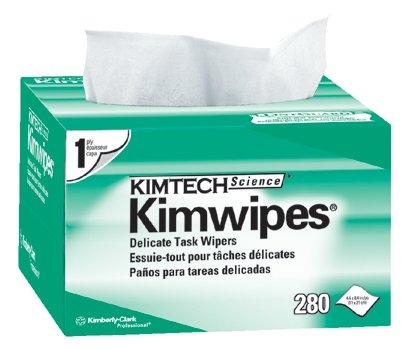 Салфетки бумажные безворсовые Kimtech KimWipes, 280 шт в магазине RentaPhoto.Store